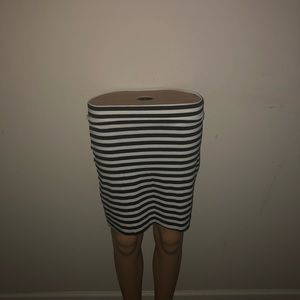 Striped Pencil Skirt